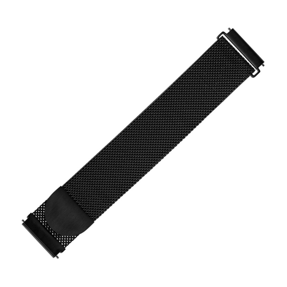 New! Black Stainless Steel Mesh Band for 20mm Smartwatch! -Universal - Picture 4 of 7